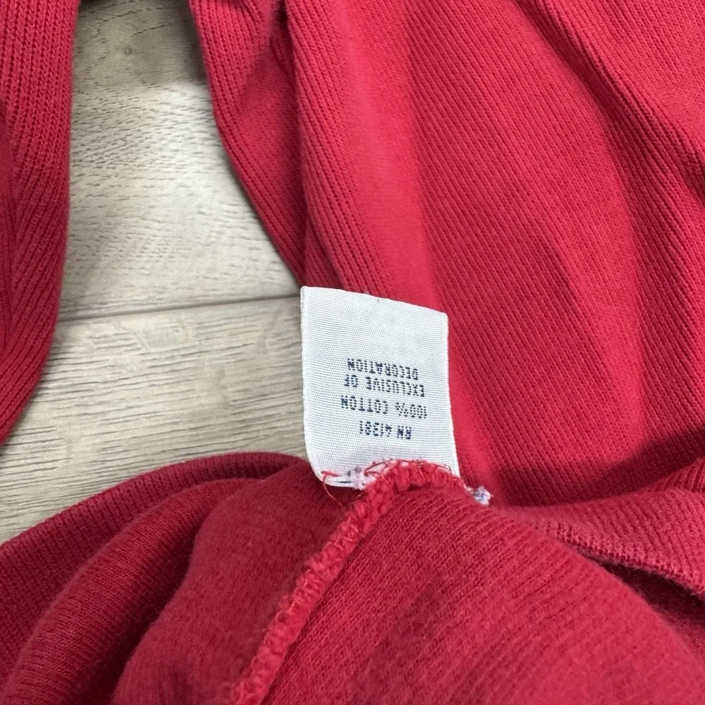 Polo‎ Ralph Lauren Red 1/4 Zip Pullover Men Sz XLT Preppy Matcha Elevated